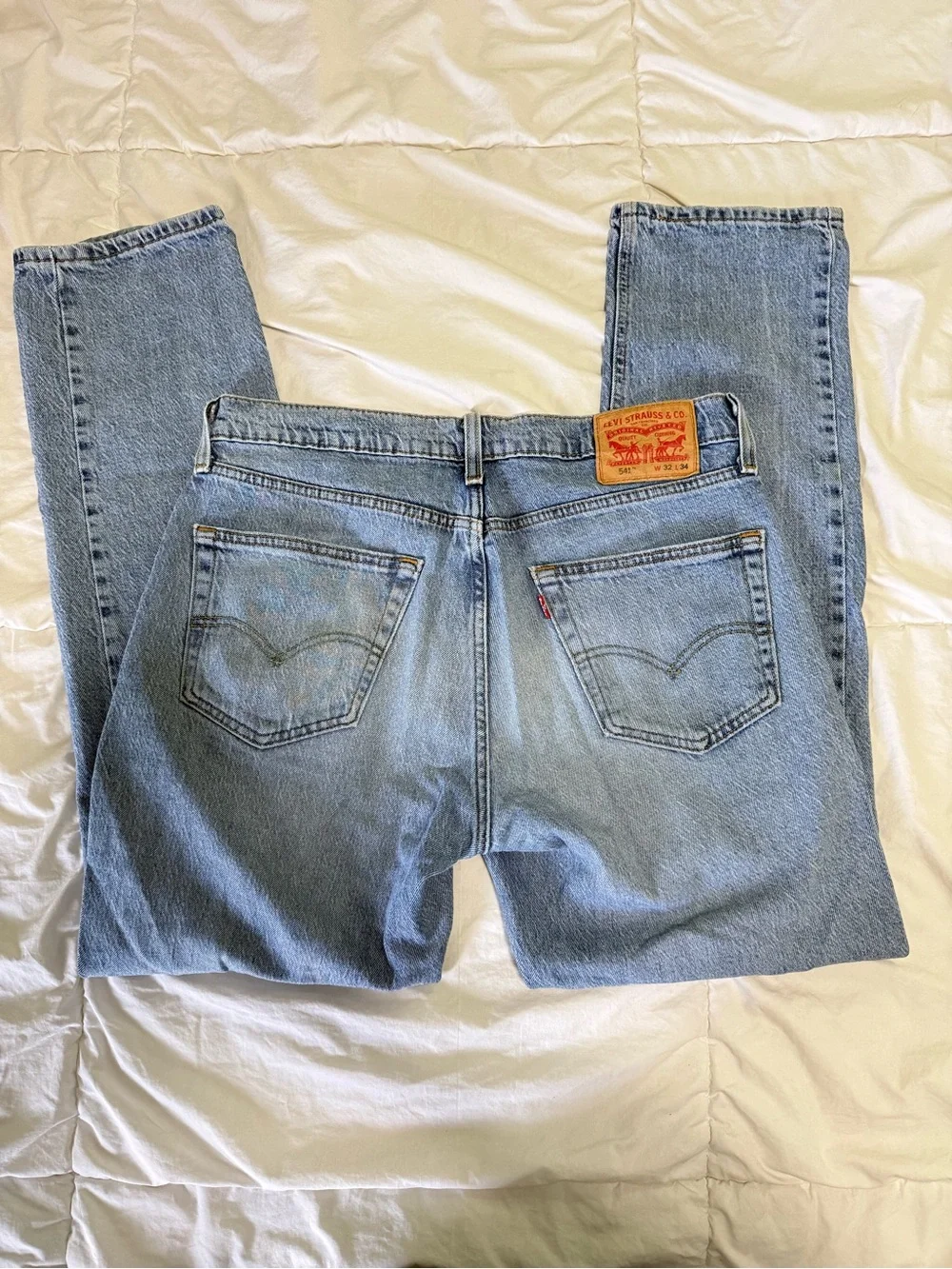 Levi's Light Blue Straight Leg Jeans